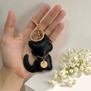 Charming Black Cat Key Holder
